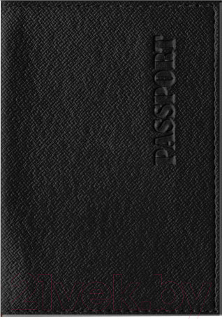 Изображение товара Обложка на паспорт OfficeSpace 254217 (черный)