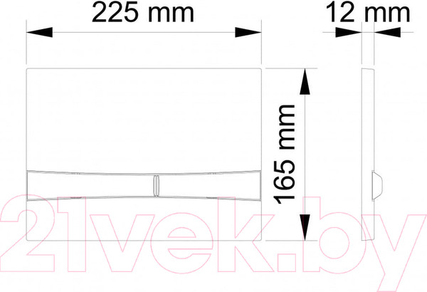Изображение товара Унитаз подвесной с инсталляцией Ceramica Nova Rimless CN4002MB + 040000 + F5 040055