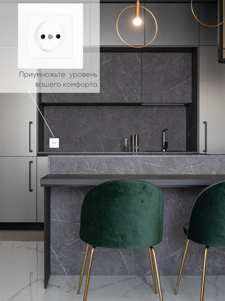 Изображение товара Розетка El-Bi Zena-Vega / 609-015600-215