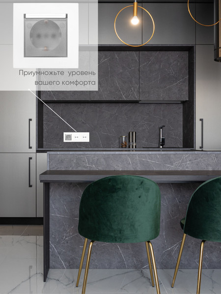 Изображение товара Розетка El-Bi Zena-Vega / 609-015600-218