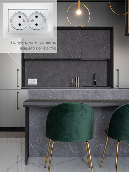 Изображение товара Розетка El-Bi Vega / 510-011030-908