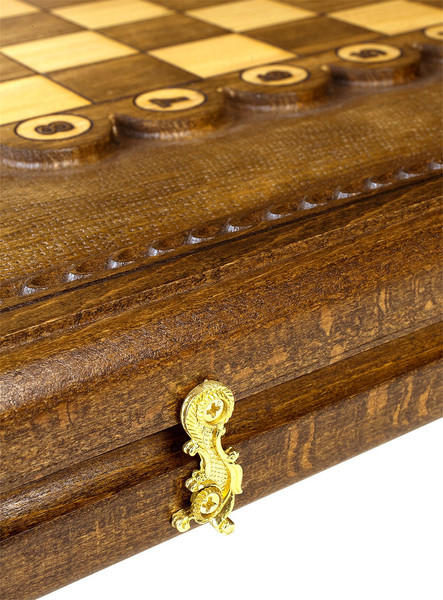 Изображение товара Набор настольных игр Mkhitaryan Шахматы, нарды / DM109-5