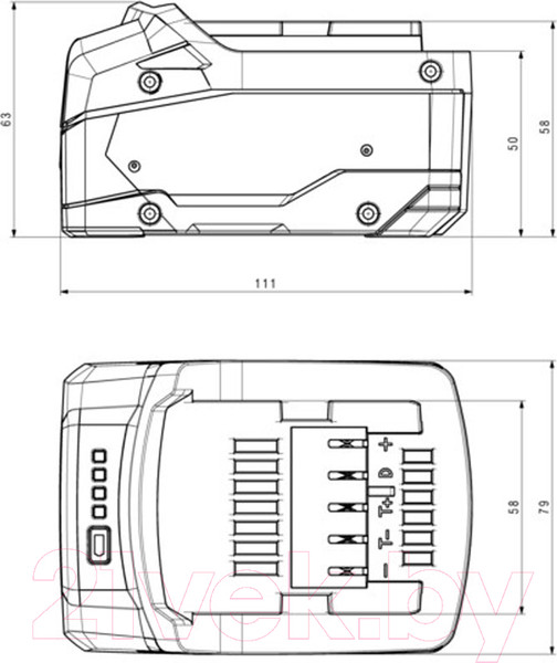 Изображение товара Аккумулятор для электроинструмента Metabo 625027000