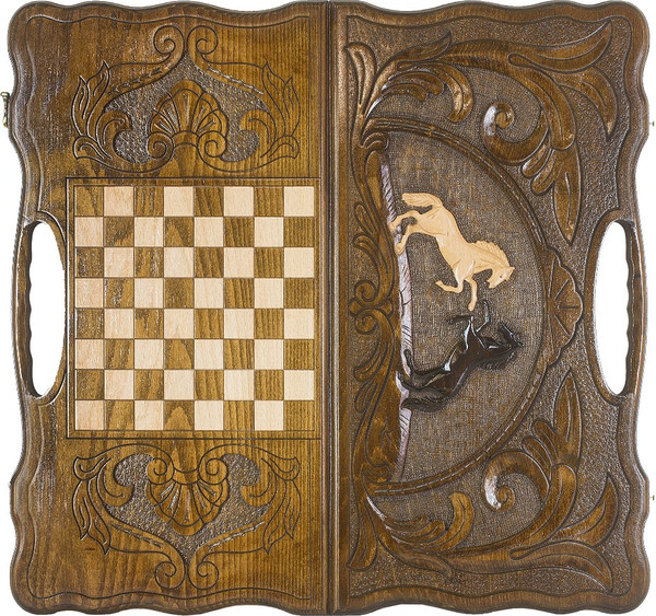 Изображение товара Набор настольных игр Haleyan Две лошади / kh073-6