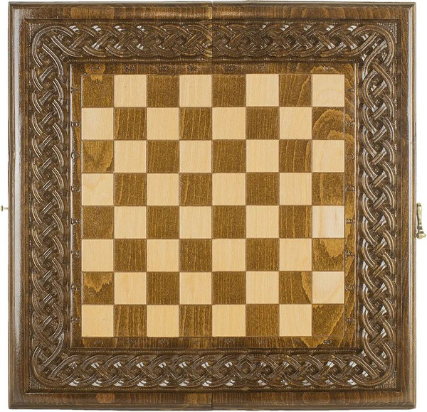 Изображение товара Набор настольных игр Haleyan Армянский Орнамент 2 Шахматы, нарды / kh149-5