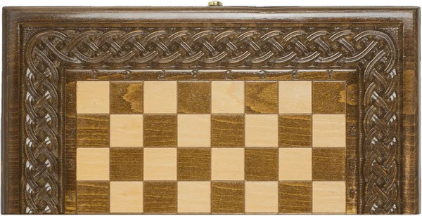 Изображение товара Набор настольных игр Haleyan Армянский Орнамент 2 Шахматы, нарды / kh149-5