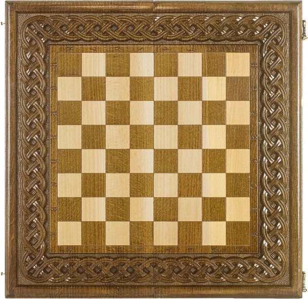 Изображение товара Набор настольных игр Haleyan Армянский Орнамент 2 Шахматы, нарды / kh149-4