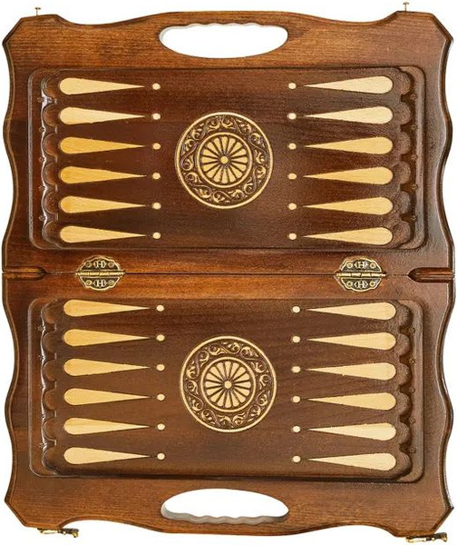 Изображение товара Набор настольных игр Haleyan Бриз 2 Шахматы, нарды / kh144-4