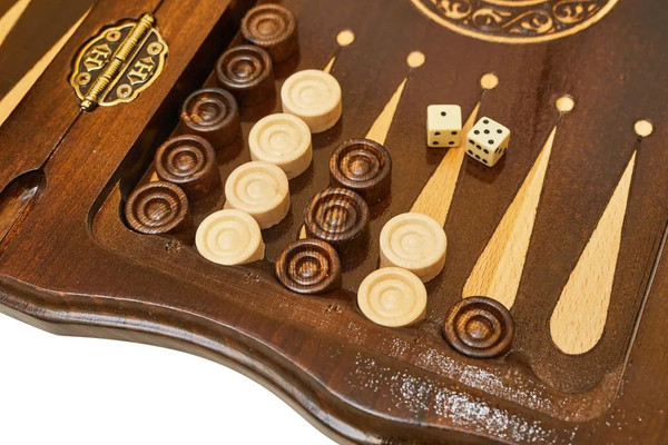 Изображение товара Набор настольных игр Haleyan Бриз 2 Шахматы, нарды / kh144-4