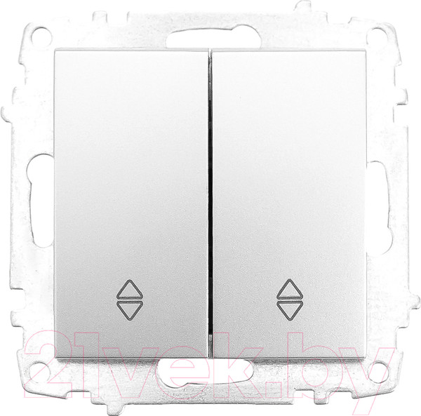 Изображение товара Выключатель El-Bi Zena-Vega / 609-011000-211 (серебристый)