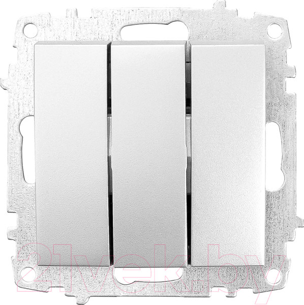 Изображение товара Выключатель El-Bi Zena-Vega / 609-011000-254 (серебристый)