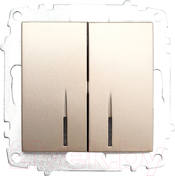 Изображение товара Выключатель El-Bi Zena-Vega / 609-011400-203 (титан)