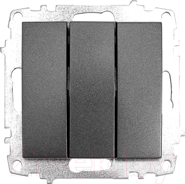 Изображение товара Выключатель El-Bi Zena-Vega / 609-011100-254 (дымчатый)