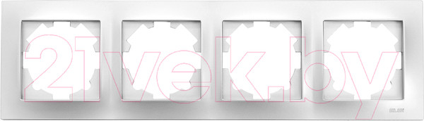 Изображение товара Рамка для выключателей и розеток El-Bi Vega 510-011000-228 (серебристый)