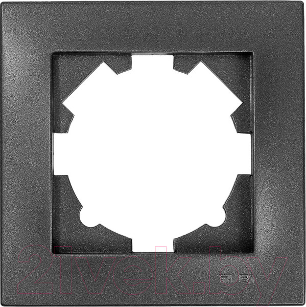 Изображение товара Рамка для выключателей и розеток El-Bi Vega / 510-011100-271 (дымчатый)