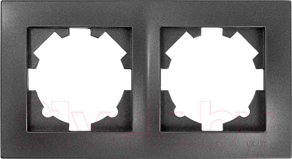 Изображение товара Рамка для выключателей и розеток El-Bi Vega / 510-011100-226 (дымчатый)