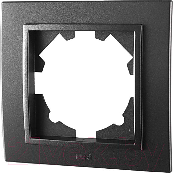 Изображение товара Рамка для выключателей и розеток El-Bi Zena / 608-011100-271 (дымчатый)