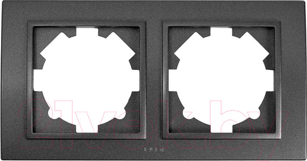 Изображение товара Рамка для выключателей и розеток El-Bi Zena / 500-011100-226 (дымчатый)