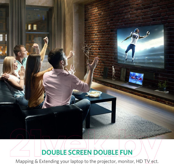 Изображение товара Адаптер Ugreen MM130 / 40372 (белый)