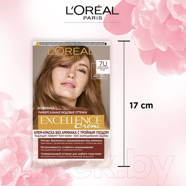 Изображение товара Крем-краска для волос L'Oreal Paris Excellence Creme 7U (универсальный русый)