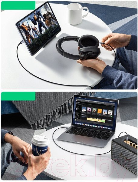 Изображение товара Кабель Ugreen CM450 / 20192 (1м, черный)