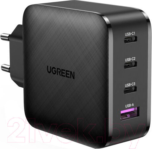 Изображение товара Зарядное устройство сетевое Ugreen CD224 / 70774 (черный)