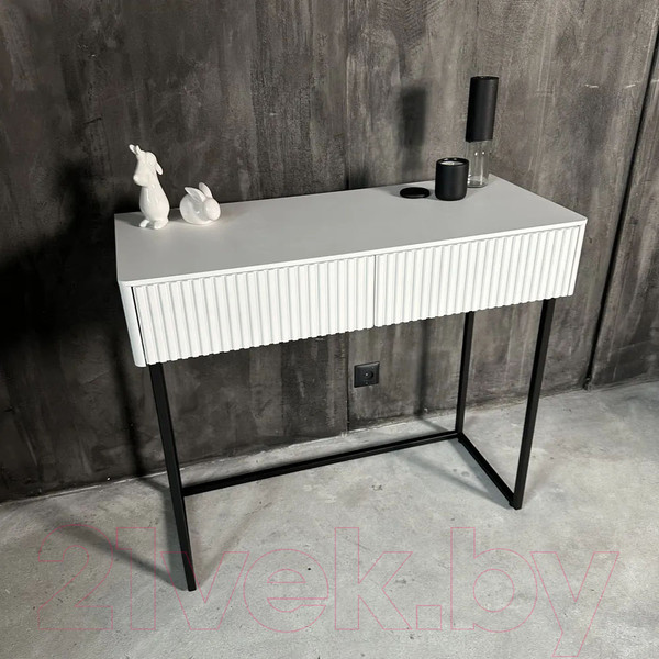 Изображение товара Туалетный столик Shtabe Gross 6011 (RAL 9003/RAL 9003/черный)