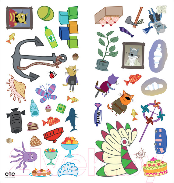 Изображение товара Развивающая книга Мозаика-Синтез Три кота. Найди отличия. На прогулке / МС12265