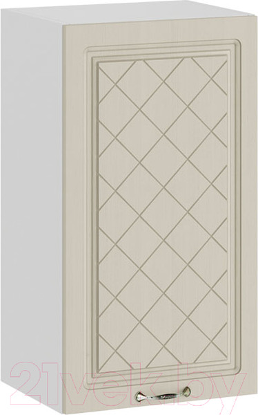 Изображение товара Шкаф навесной для кухни ТриЯ Бьянка 1В4 (белый/дуб ваниль)