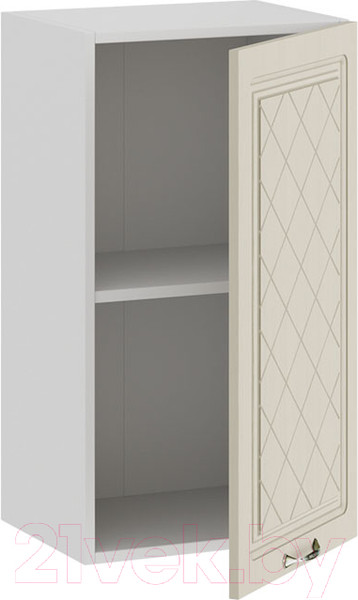 Изображение товара Шкаф навесной для кухни ТриЯ Бьянка 1В4 (белый/дуб ваниль)