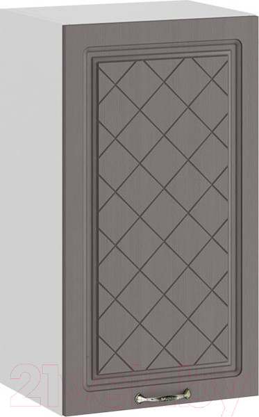 Изображение товара Шкаф навесной для кухни ТриЯ Бьянка 1В4 (белый/дуб серый)