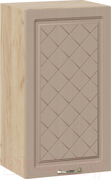 Изображение товара Шкаф навесной для кухни ТриЯ Бьянка 1В4 (дуб крафт золотой/дуб кофе)