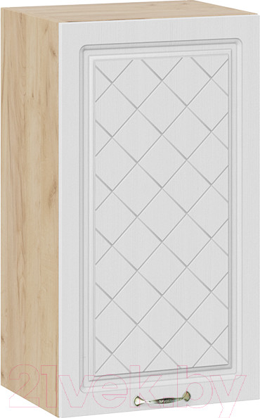 Изображение товара Шкаф навесной для кухни ТриЯ Бьянка 1В4 (дуб крафт золотой/дуб белый)
