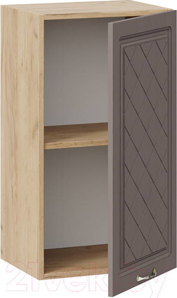 Изображение товара Шкаф навесной для кухни ТриЯ Бьянка 1В4 (дуб крафт золотой/дуб серый)