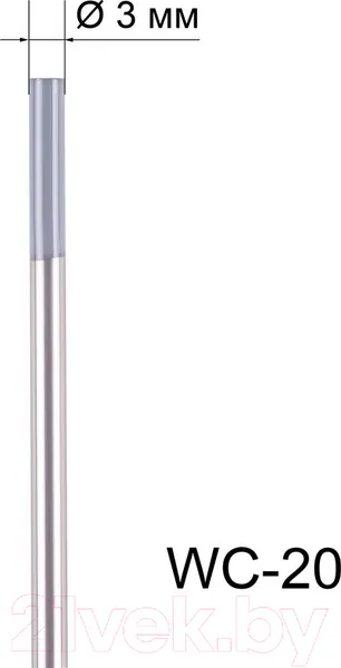 Изображение товара Электрод FoxWeld WC-20 3мм/175мм / 6.22.0285
