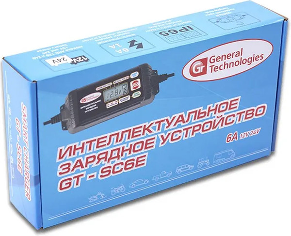 Изображение товара Зарядное устройство для аккумулятора General Technologies GT-SC6E/20 / 046055