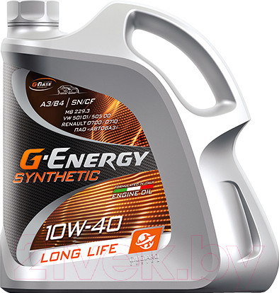 Изображение товара Моторное масло G-Energy Synthetic Long Life 10W-40 / 253142396 (5л)