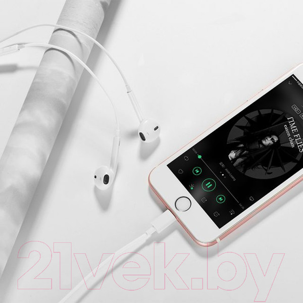 Изображение товара Наушники-гарнитура Hoco L7 Plus Lightning AirPods (белый)