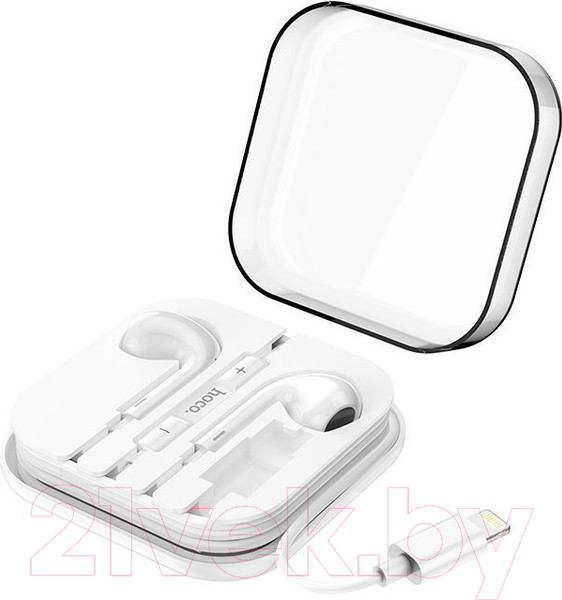 Изображение товара Наушники-гарнитура Hoco M1 Max Lightning (белый)