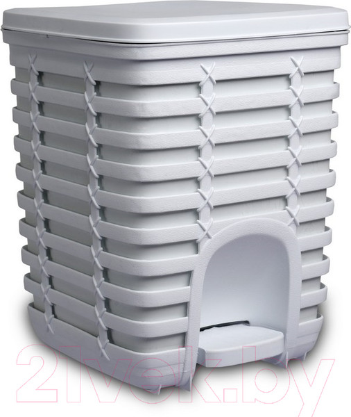 Изображение товара Мусорное ведро Primanova M-E54-01 (белый)