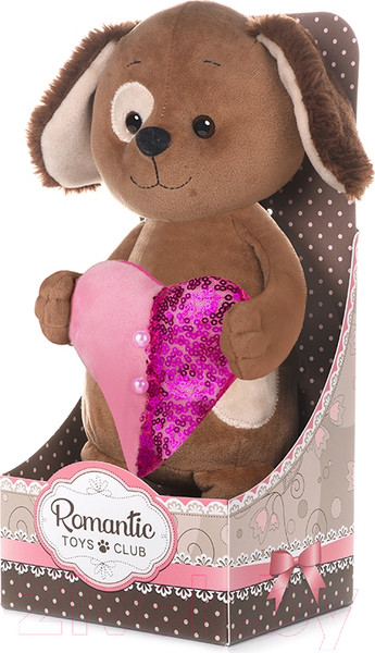 Изображение товара Мягкая игрушка Maxitoys Luxury Щенок с сердечком / MT-GU042021-6-20