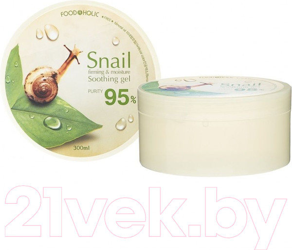 Изображение товара Гель для тела FoodaHolic Snail Soothing Gel 95% (300мл)