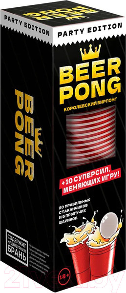 Изображение товара Настольная игра GaGa Beer Pong. Королевский бирпонг / GG328