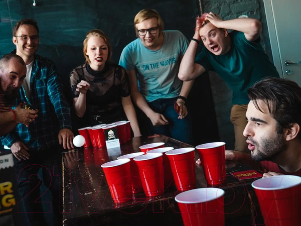 Изображение товара Настольная игра GaGa Beer Pong. Королевский бирпонг / GG328