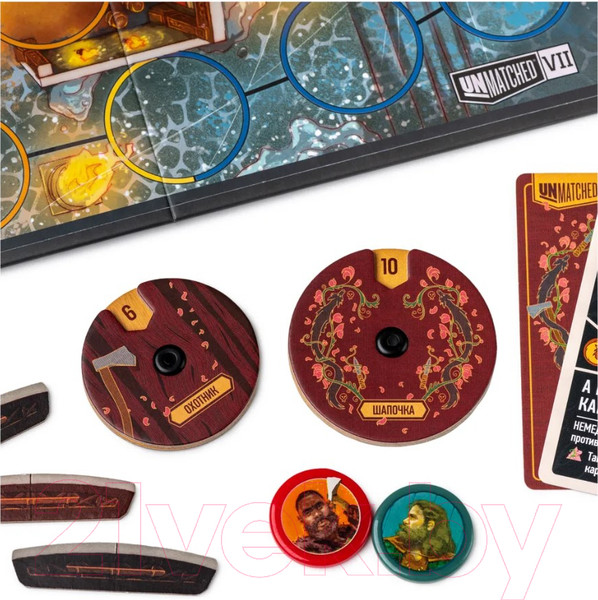 Изображение товара Настольная игра GaGa Unmatched. Красная Шапочка против Беовульфа / GG254