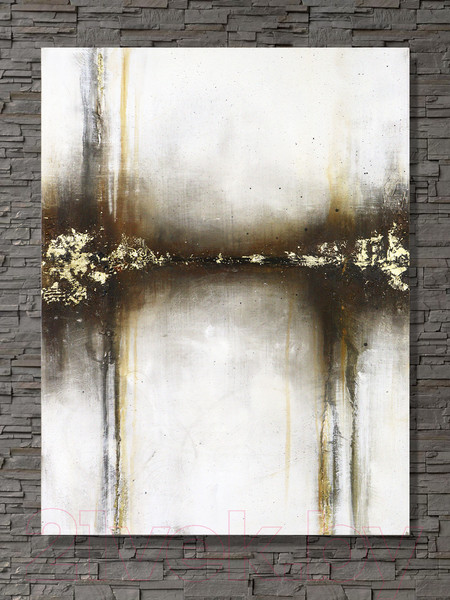 Изображение товара Картина Декарт Абстракция золотом 8Л3257 (на холсте)