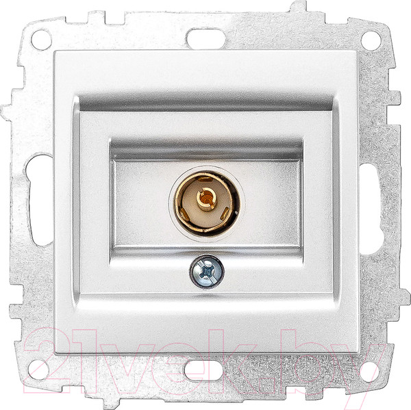 Изображение товара Розетка El-Bi Zena-Vega / 609-011000-246 (серебристый)