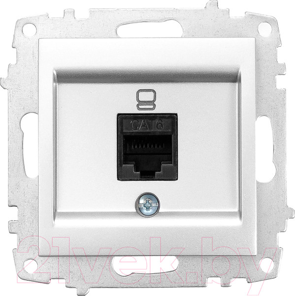 Изображение товара Розетка El-Bi Zena-Vega / 609-011000-247 (серебристый)