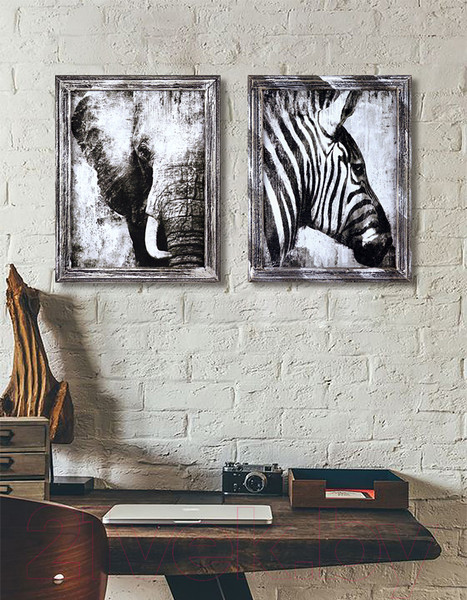 Изображение товара Картина Декарт Зебра 8Л3355 (в раме)