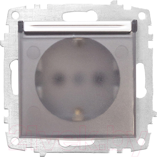 Изображение товара Розетка El-Bi Zena-Vega / 609-011000-218 (серебристый)